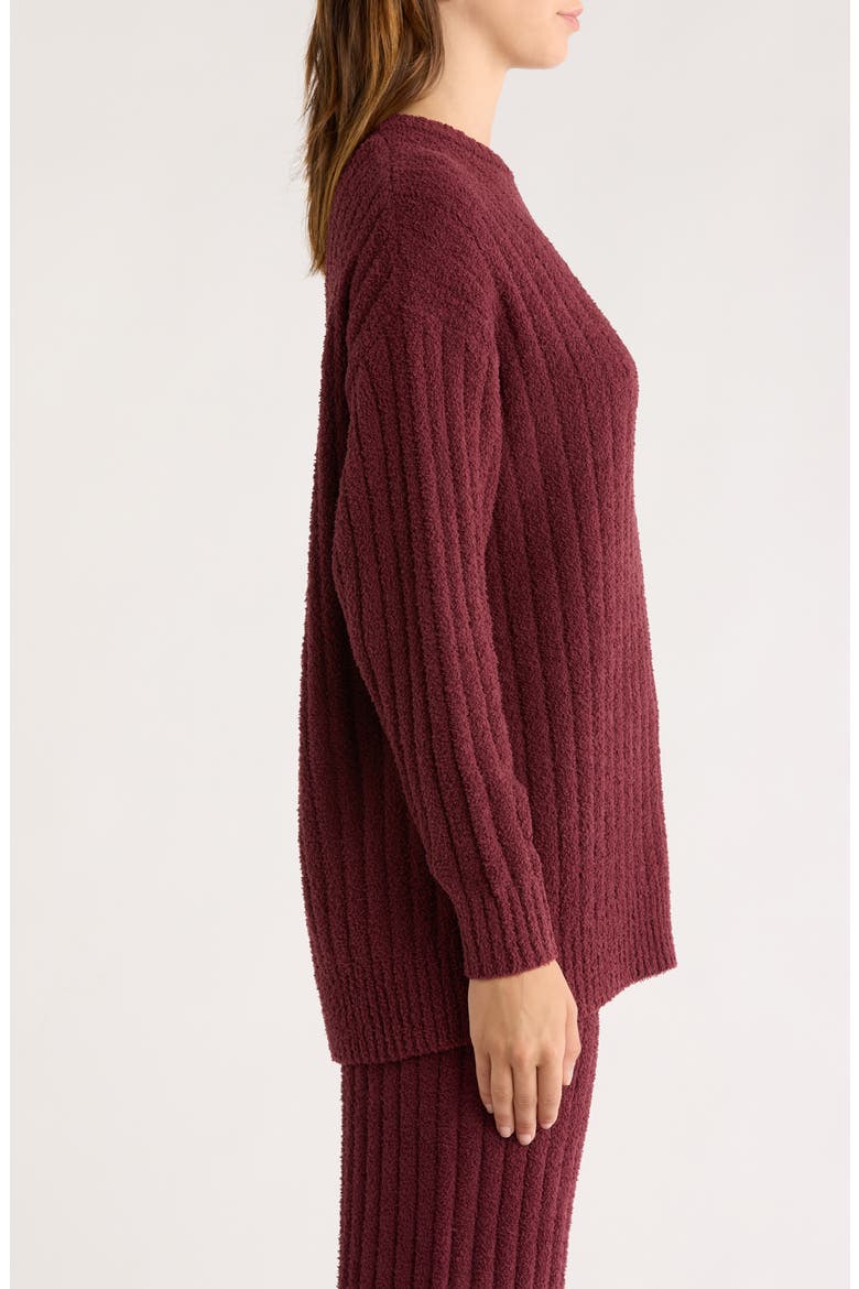 Riz Rib Sweater, Alternate, color, WILD GRAPE