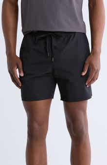 90 DEGREE BY REFLEX Textured Sonic Drawstring Shorts