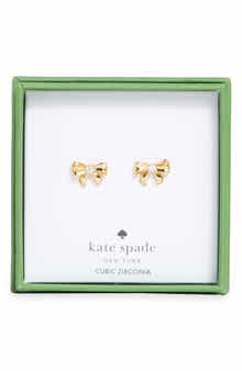 mini bow stud earrings