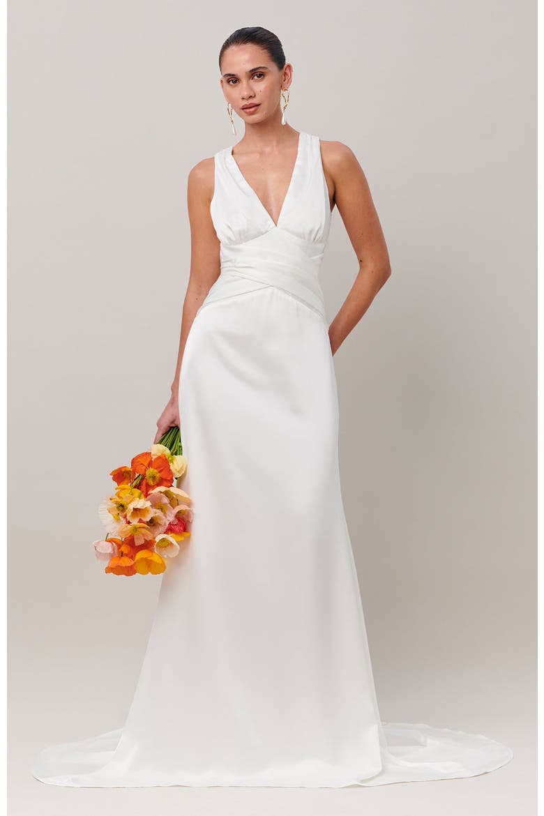 Riviera Gown, Alternate, color, White