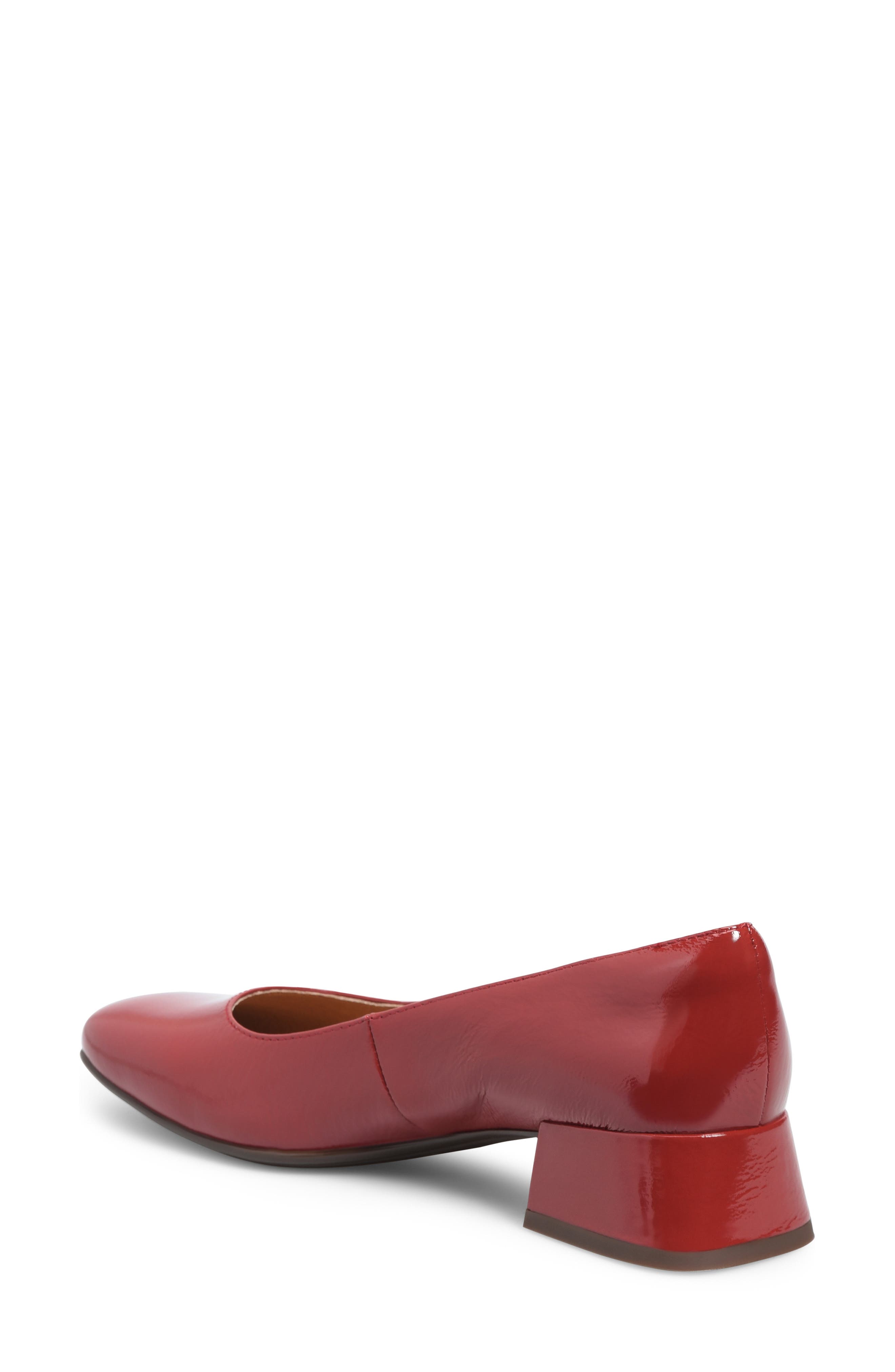Beatrice Water Resistant Bootie, Alternate, color, RED PATENT