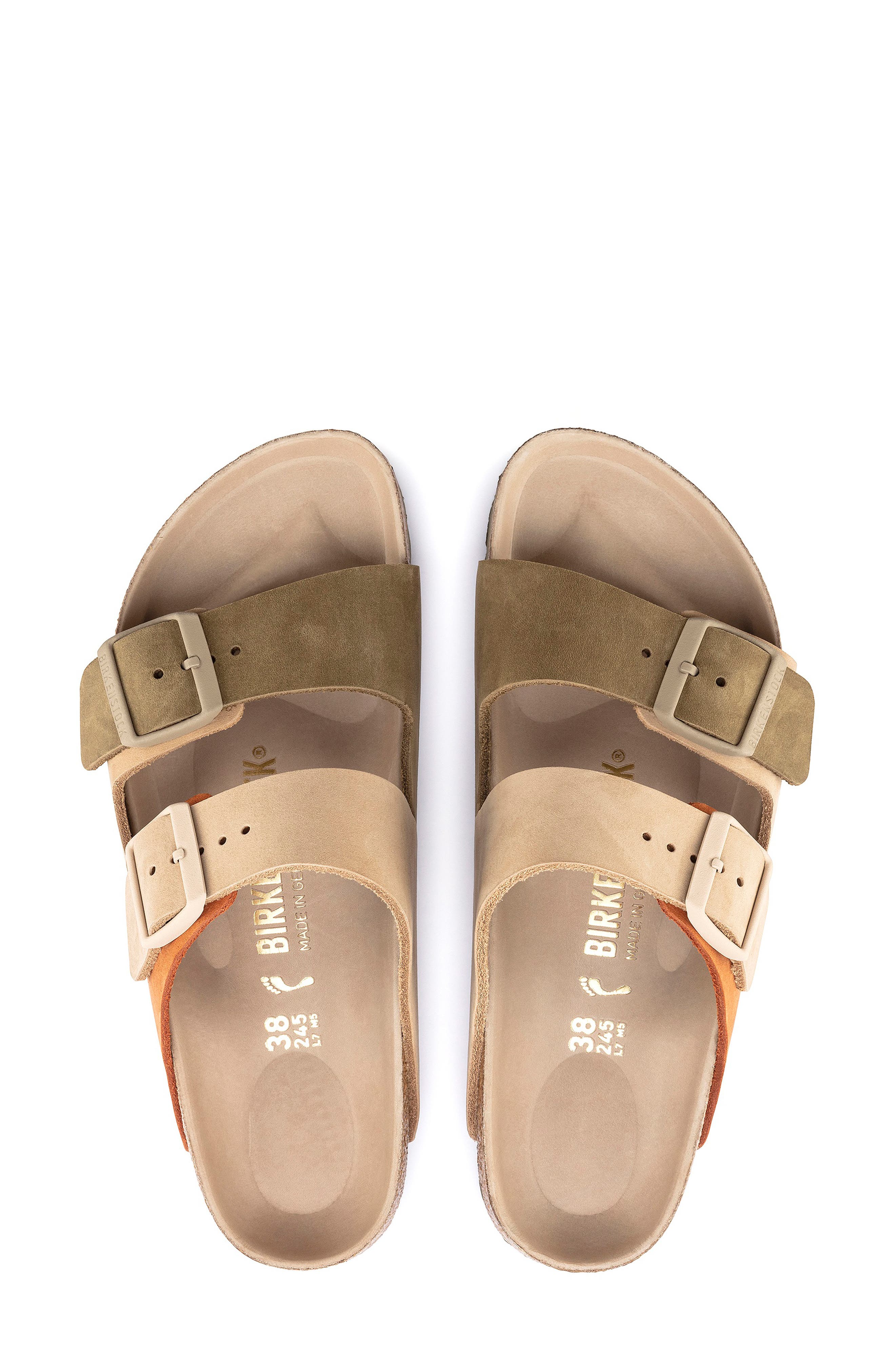Birkenstock Arizona Colorblock Sandal, Alternate, color, 