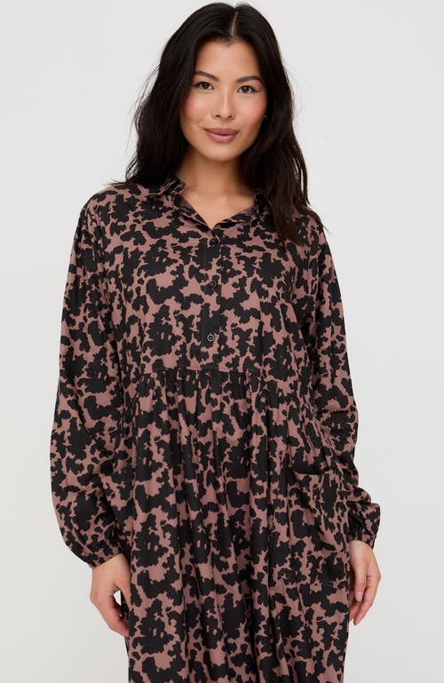 Turtledove London Magda Dress In Purple