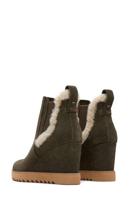 Toms Maddie Wedge Bootie In Green