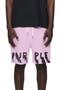Crackle Logo Cutoff Fleece Shorts