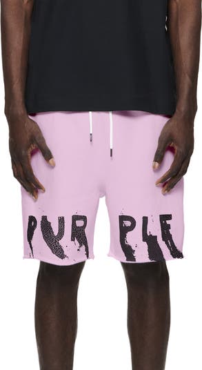 Crackle Logo Cutoff Fleece Shorts