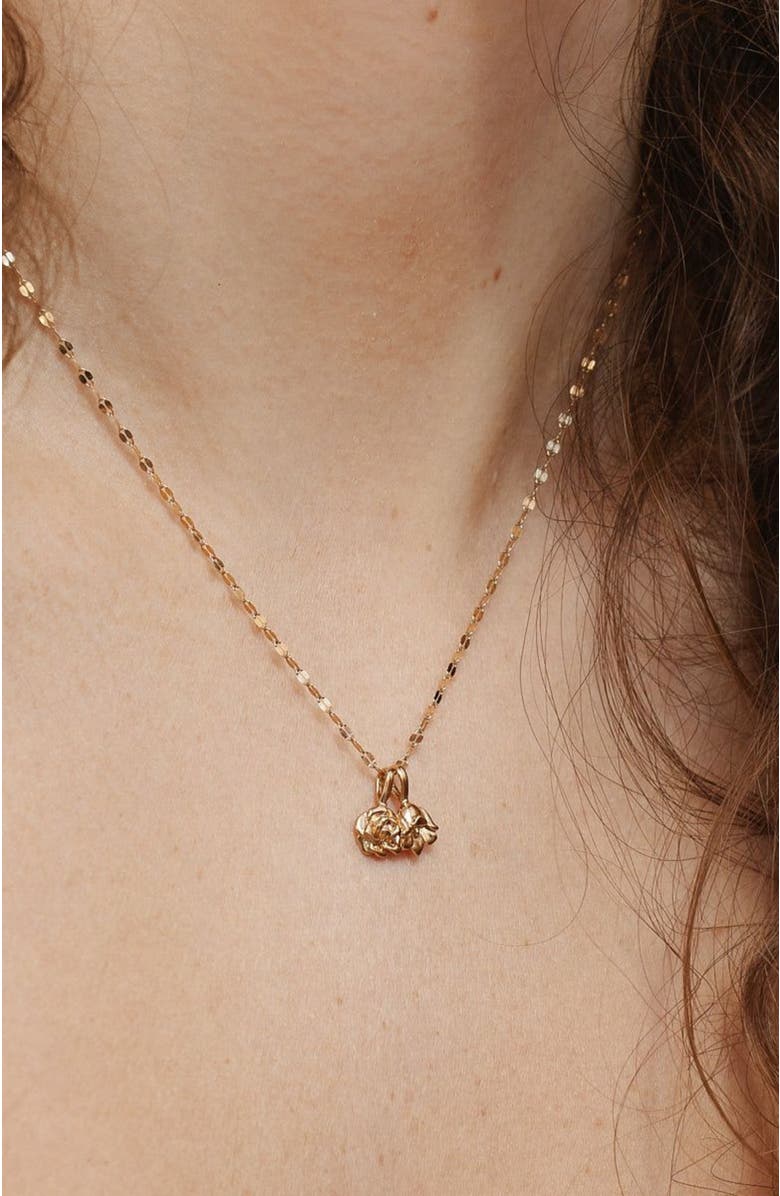 MADE BY MARY May Birth Flower Charm, Alternate, color, Silver