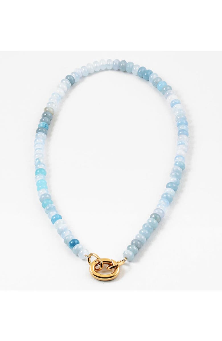 Erin McDermott Jewelry Good For the Soul Necklace, Main, color, Blue
