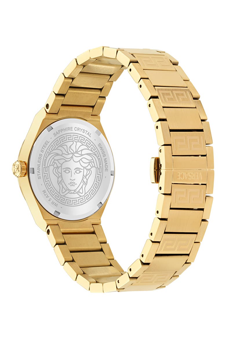 V-Auria Bracelet Watch, 39mm, Alternate, color, IP YELLOW GOLD