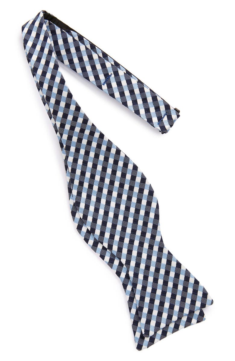 Ted Baker London Check Silk Bow Tie, Alternate, color, 