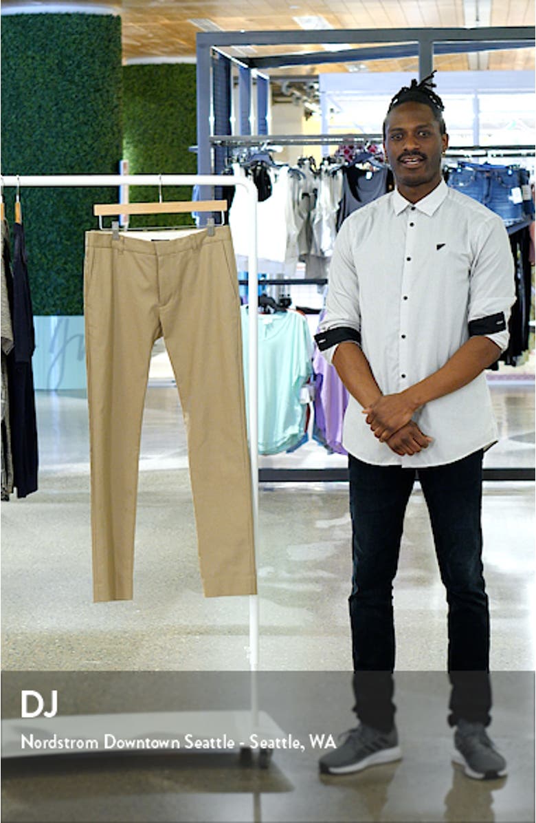 Griffith Stretch Cotton Twill Chino Pants, sales video thumbnail
