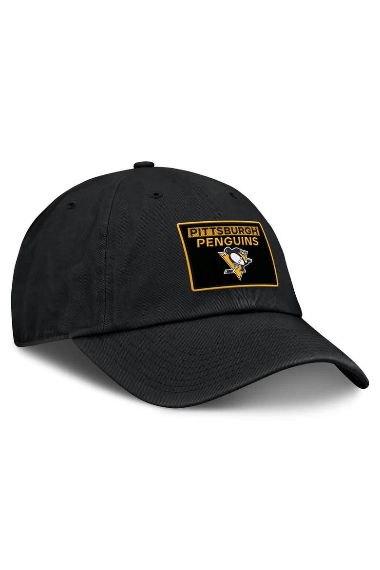 Women's Fanatics Black Pittsburgh Penguins Authentic Pro Rink Adjustable Hat, Alternate, color, Black