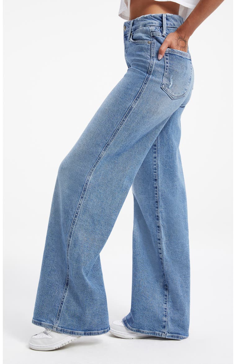 Good Skate High Waist Wide Leg Jeans, Alternate, color, INDIGO135