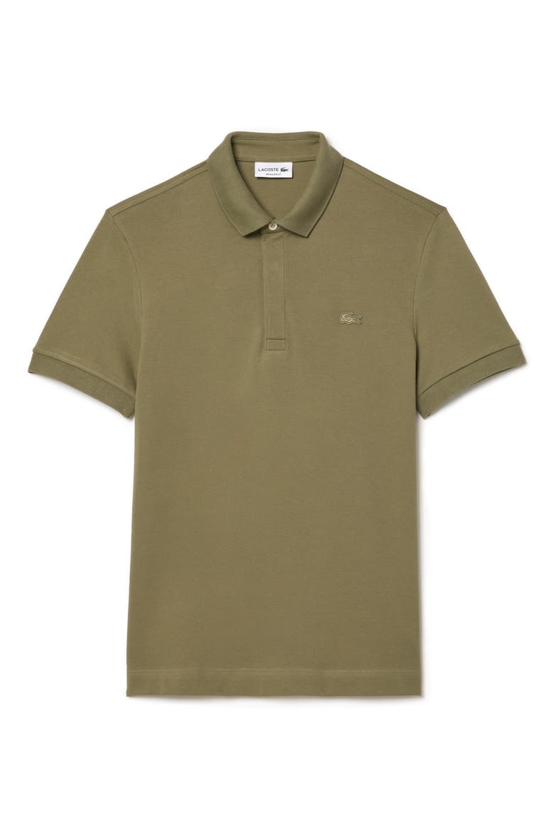 Paris Regular Fit Stretch Polo, Alternate, color, KHAKI