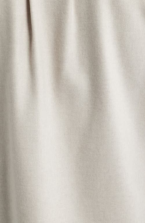 Hugo Boss Boss Carper Recycled Wool Blend Overshirt In Open White