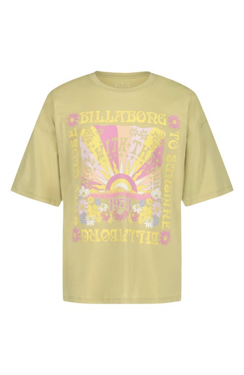 Kids' Sunshine Oversize Cotton Graphic T-Shirt (Little Kid & Big Kid)