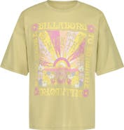Billabong Kids' Sunshine Oversize Cotton Graphic T-Shirt