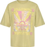 Billabong Kids' Sunshine Oversize Cotton Graphic T-Shirt