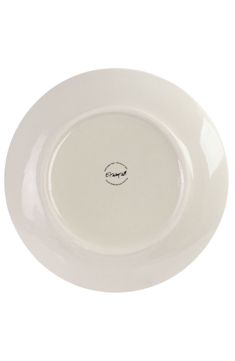 Elama Sebastian 6 Piece Stoneware Dinner Plate Set, Alternate, color, Assorted