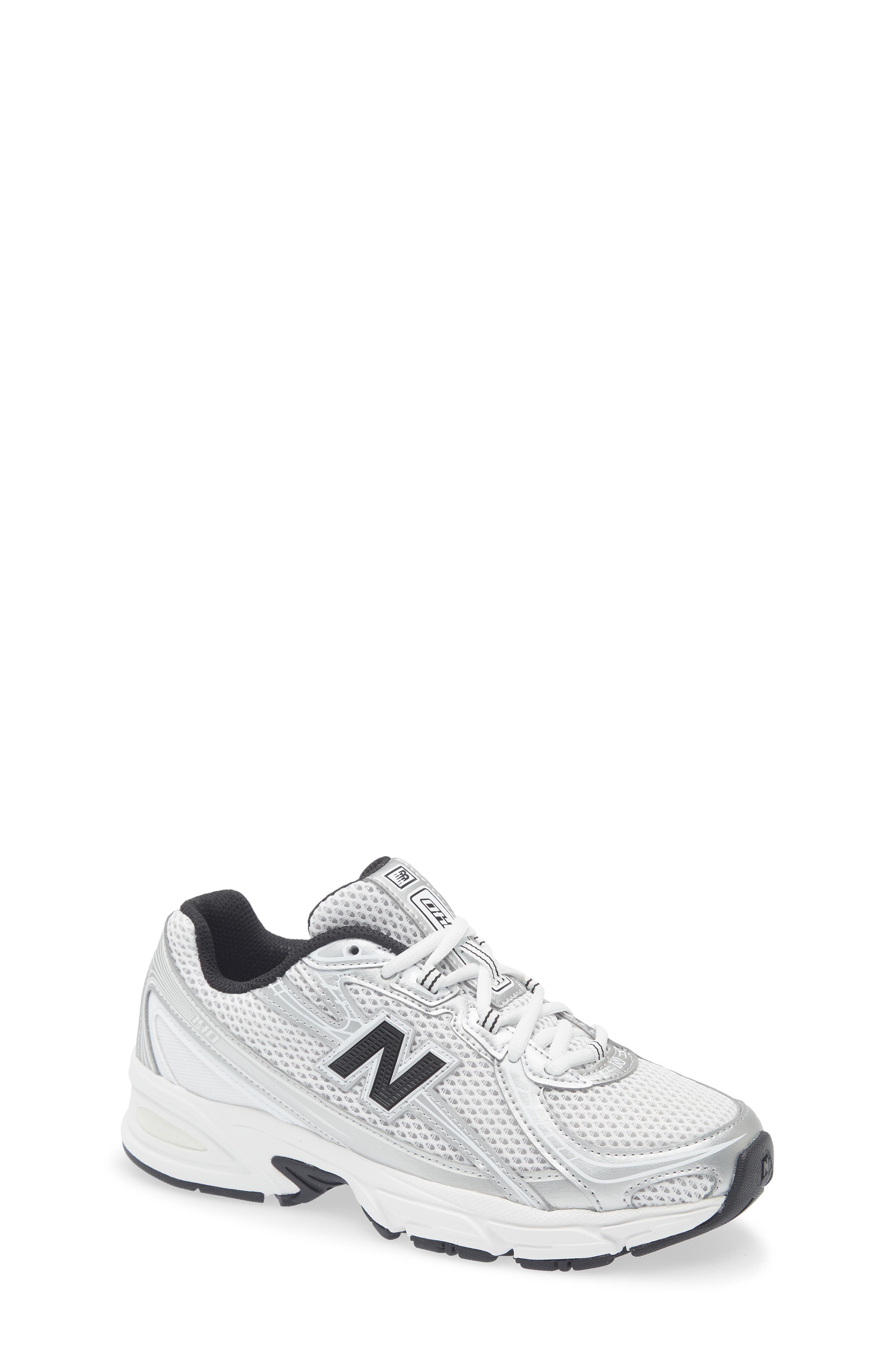 New Balance Kids' 740 Sneaker, Main, color, Silver Metallic/ Black