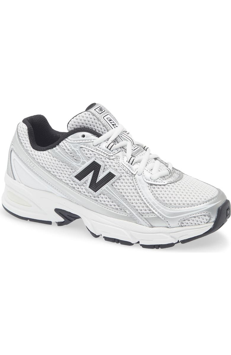 New Balance Kids' 740 Sneaker, Main, color, Silver Metallic/ Black