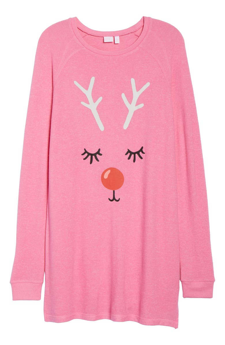 Make + Model Warm Me Up Raglan Sleep Shirt, Alternate, color,