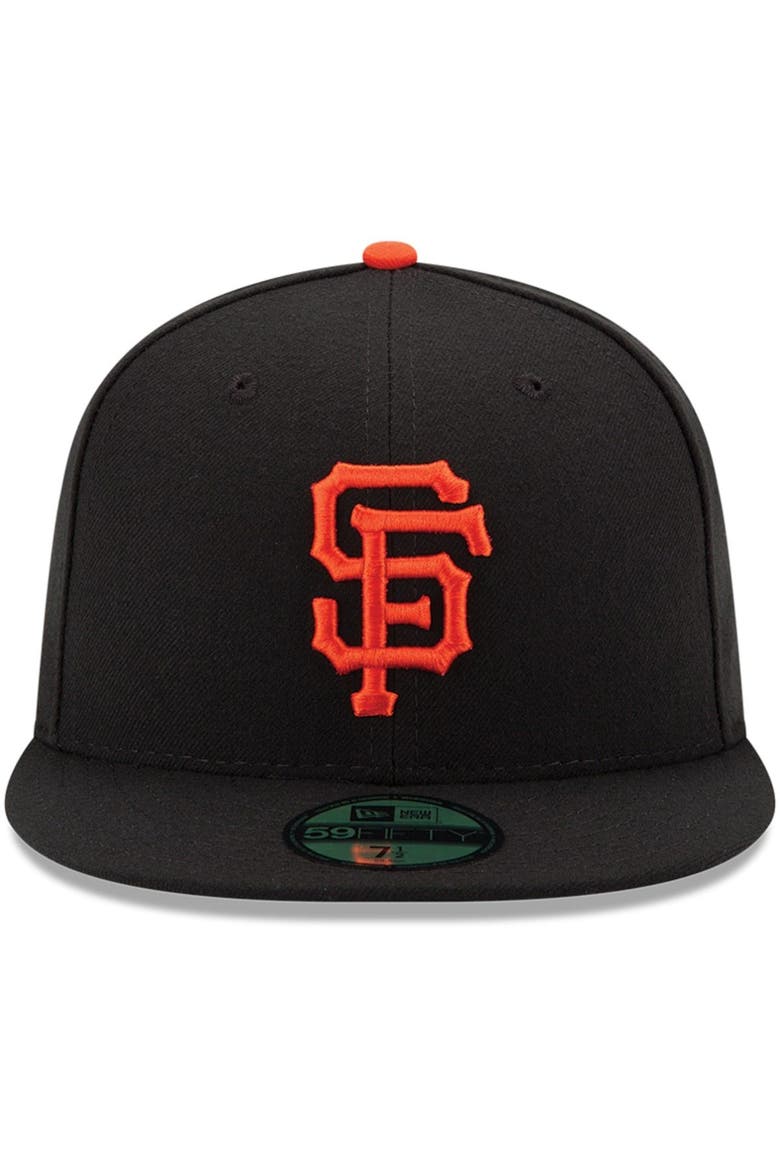 Youth New Era Black San Francisco Giants Authentic Collection On-Field Game 59FIFTY Fitted Hat, Alternate, color, BLACK