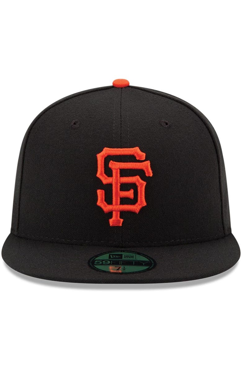 New Era Youth New Era Black San Francisco Giants Authentic Collection On-Field Game 59FIFTY Fitted Hat, Alternate, color, 