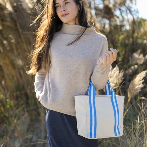 Ame & Lulu Mini Hamptons Tote In Blue