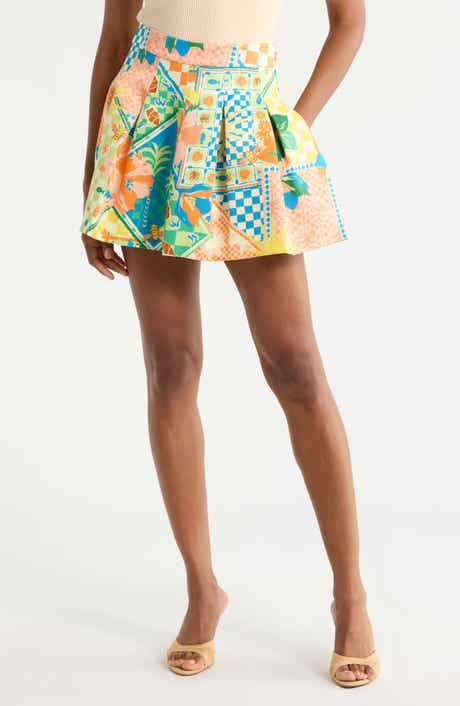 Ramy Brook Frankie Print Skort
