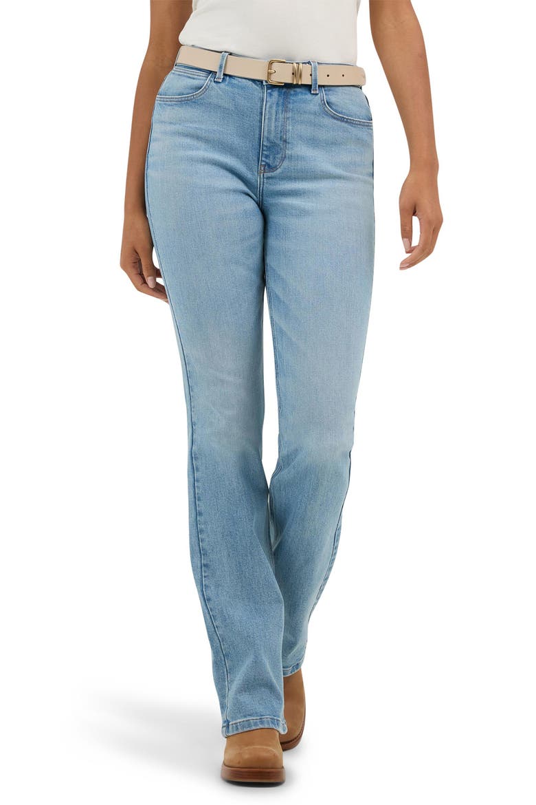 High Waist Bootcut Jeans, Main, color, DUNE