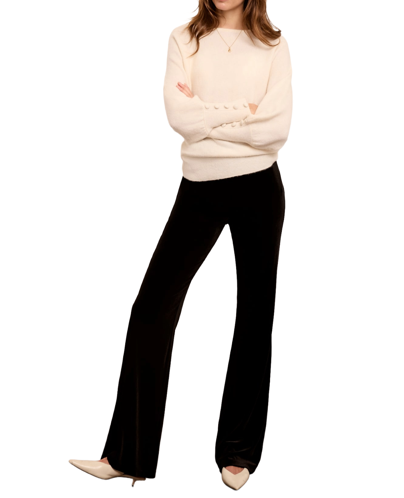 MINT VELVET Velvet Wide Leg Trousers (Women) | Nordstrom