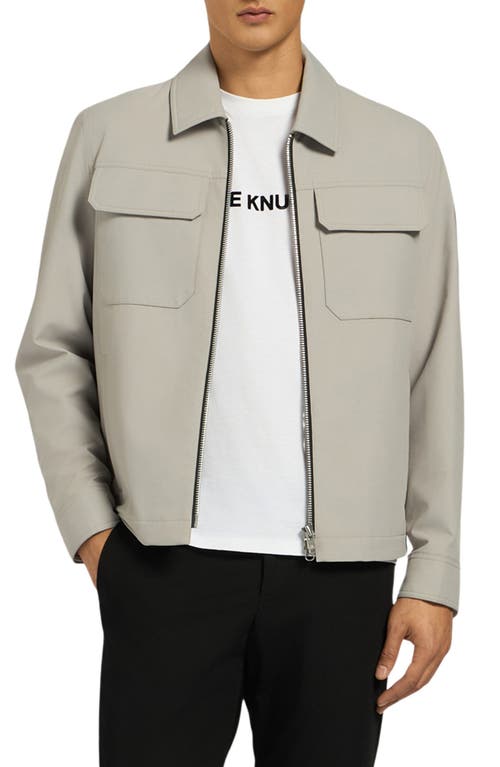 Moose Knuckles Jacques Water Repellent Shirt Jacket In Dusk