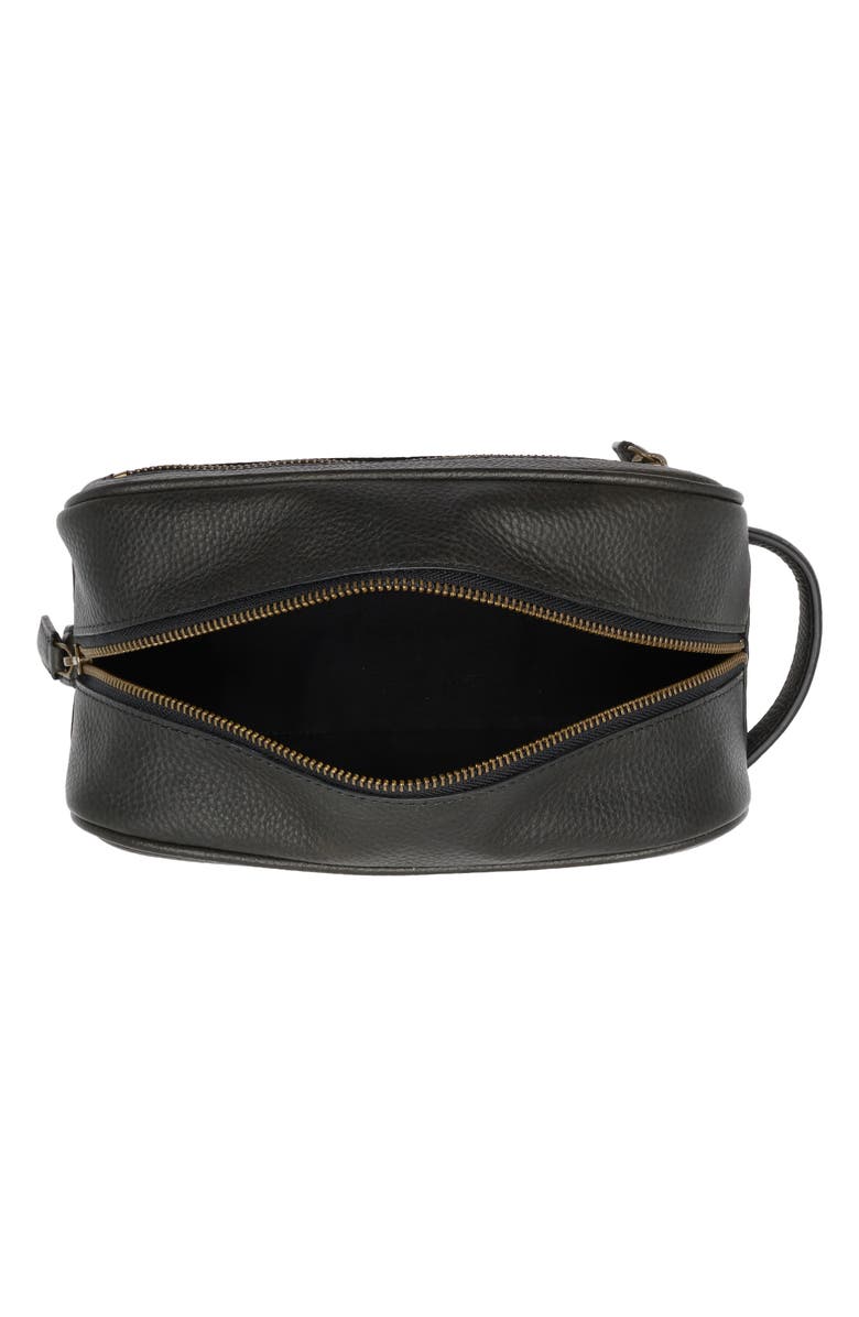 Johnston & Murphy Pebbled Leather Dopp Kit, Alternate, color, 