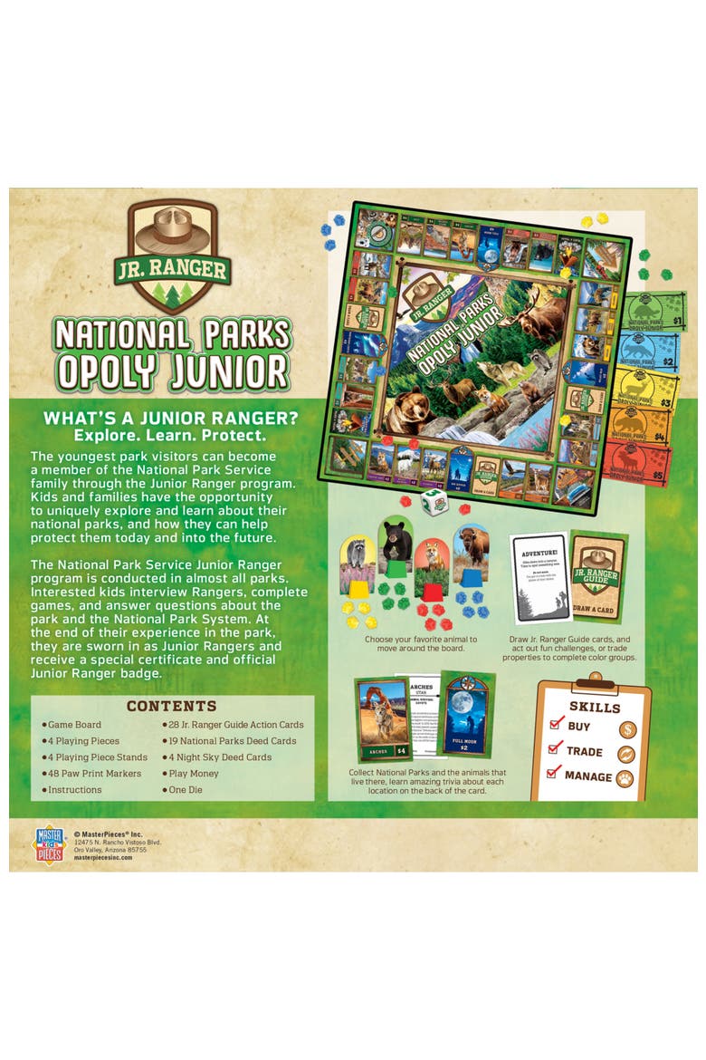 Jr. Ranger - National Parks Opoly Junior, Alternate, color, Multicolor