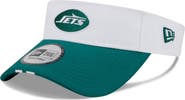 New Era Men's New Era  White/Green New York Jets 2025 NFL Training Camp Adjustable Visor