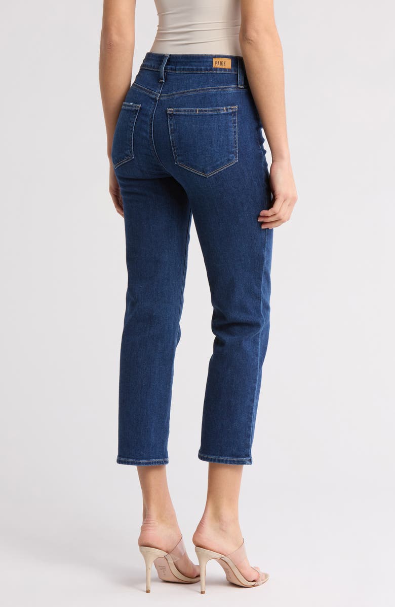 PAIGE Jacqueline Mid Rise Crop Straight Leg Jeans, Alternate, color, Notta