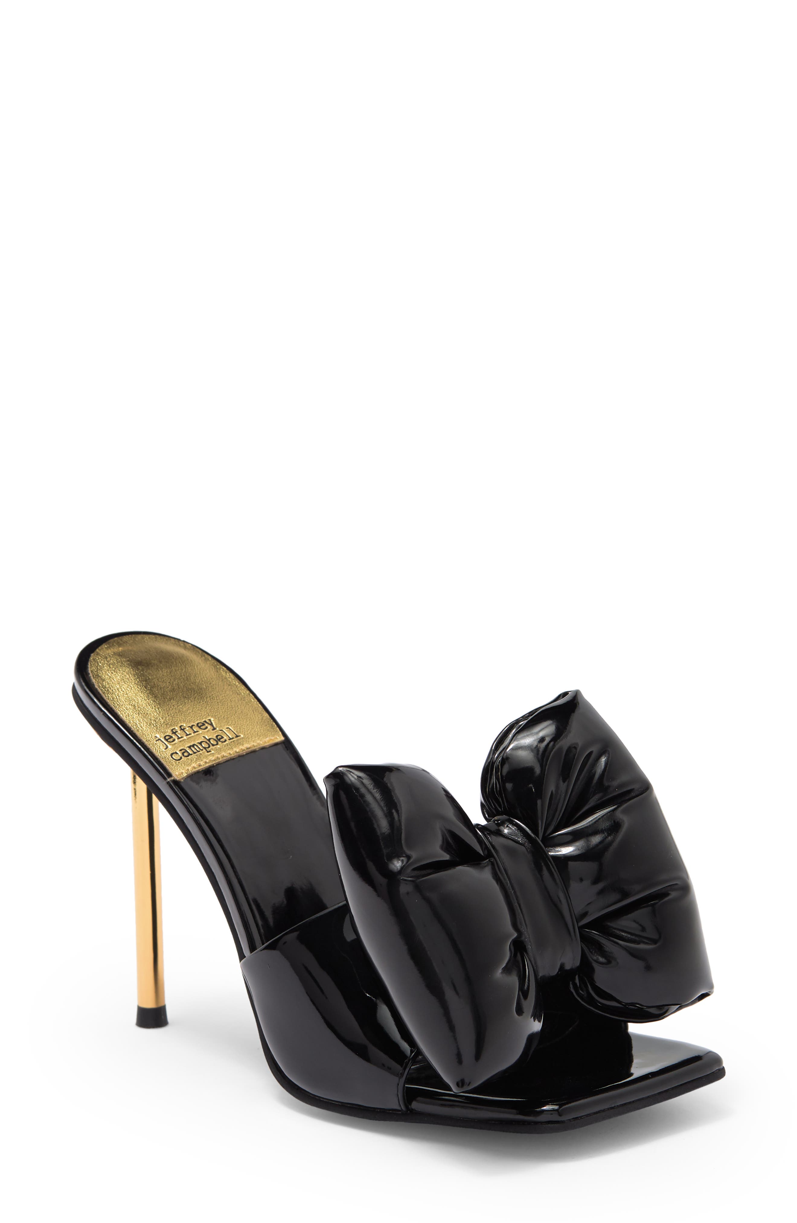 Jeffrey Campbell Bow Down Slide Sandal, Main, color, 