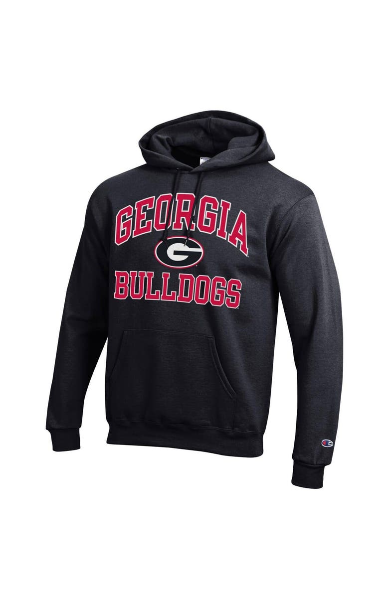 Champion Men's Champion Black Georgia Bulldogs High Motor Pullover Hoodie, Alternate, color, 