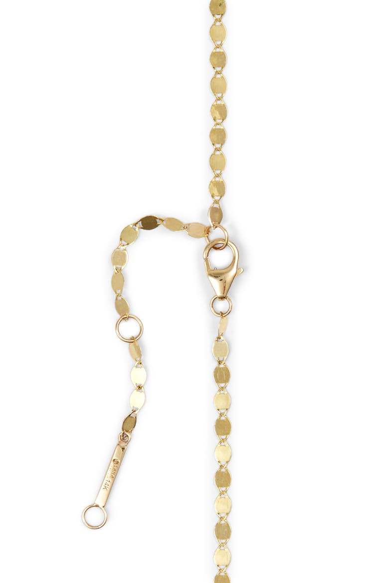 Petite Nude 14K Gold Chain Choker, Alternate, color, YELLOW GOLD