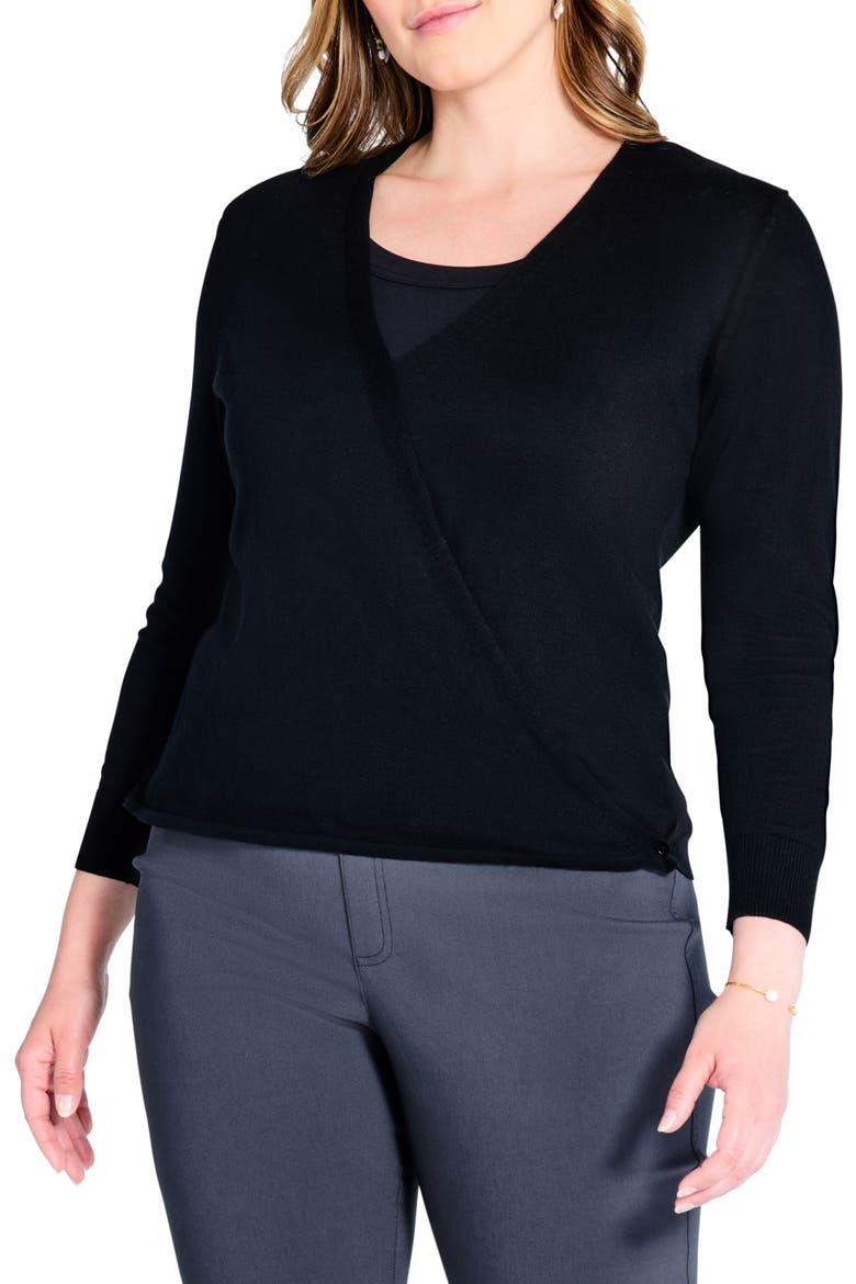 All Year 4-Way Convertible Cardigan, Alternate, color, BLACK ONYX