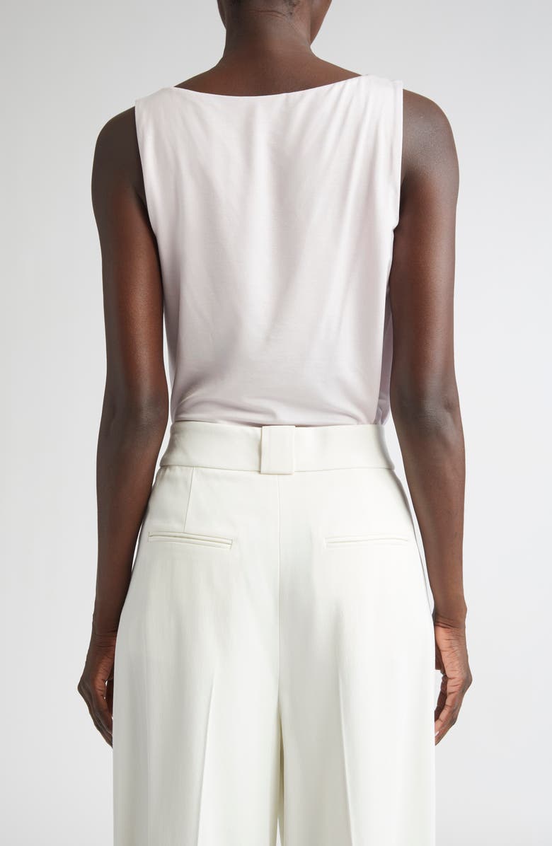 ST. JOHN Polished Stretch Jersey Tank, Alternate, color,