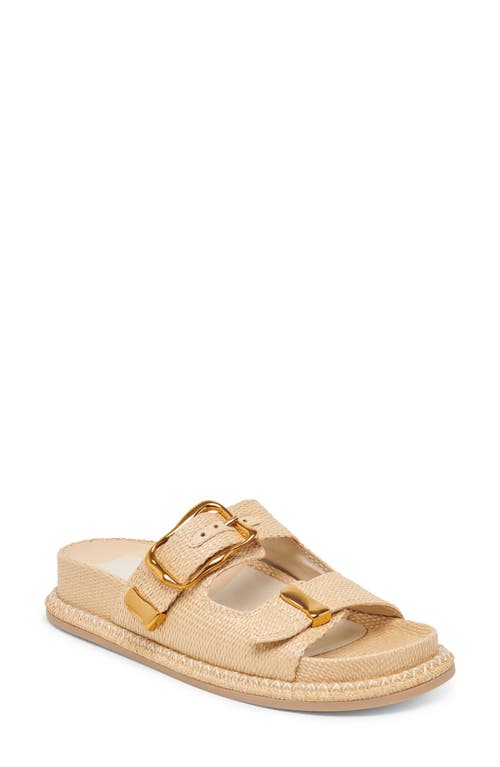 Dolce Vita Sevana Sandals Lt Natural Raffia In Nude