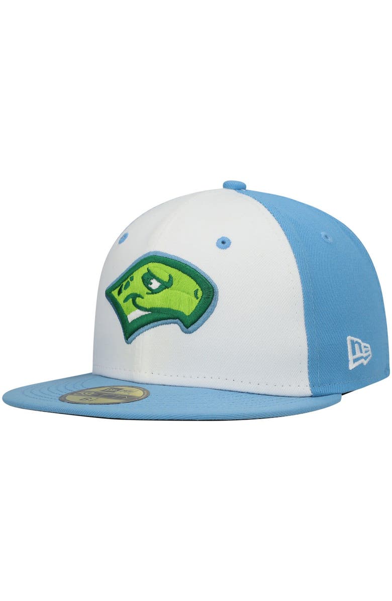 New Era Men's New Era White Daytona Tortugas Authentic Collection Road 59FIFTY Fitted Hat, Main, color, White