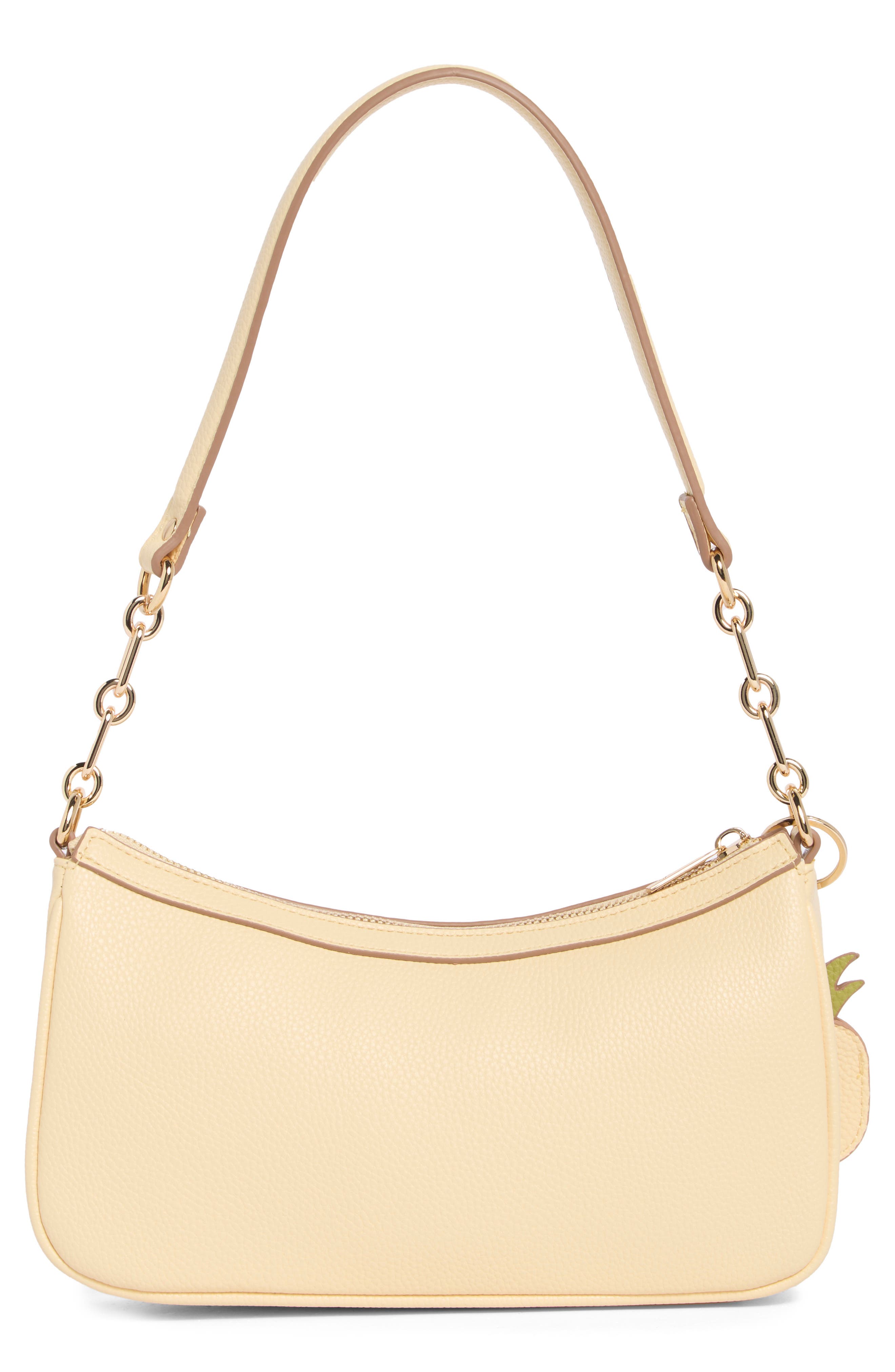 Nanette Lepore Chain Handle Shoulder Bag, Alternate, color, Panna Cotta
