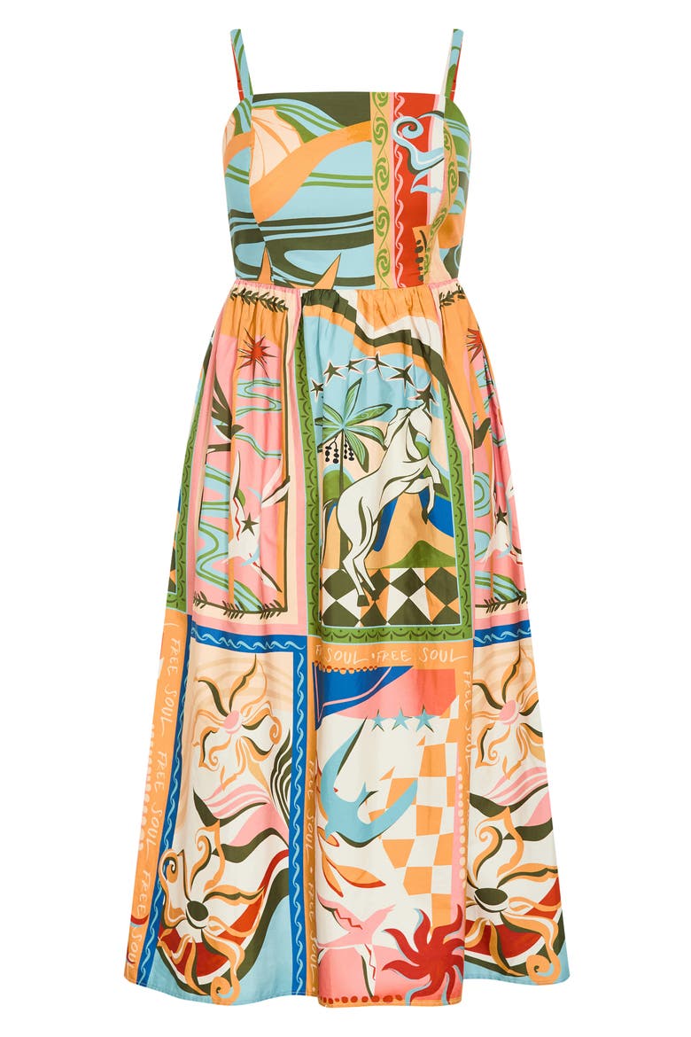 Wild Soul Cotton Maxi Sundress, Alternate, color, WILD SOUL