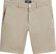 7 For All Mankind Slimmy Slim Fit Chino Shorts