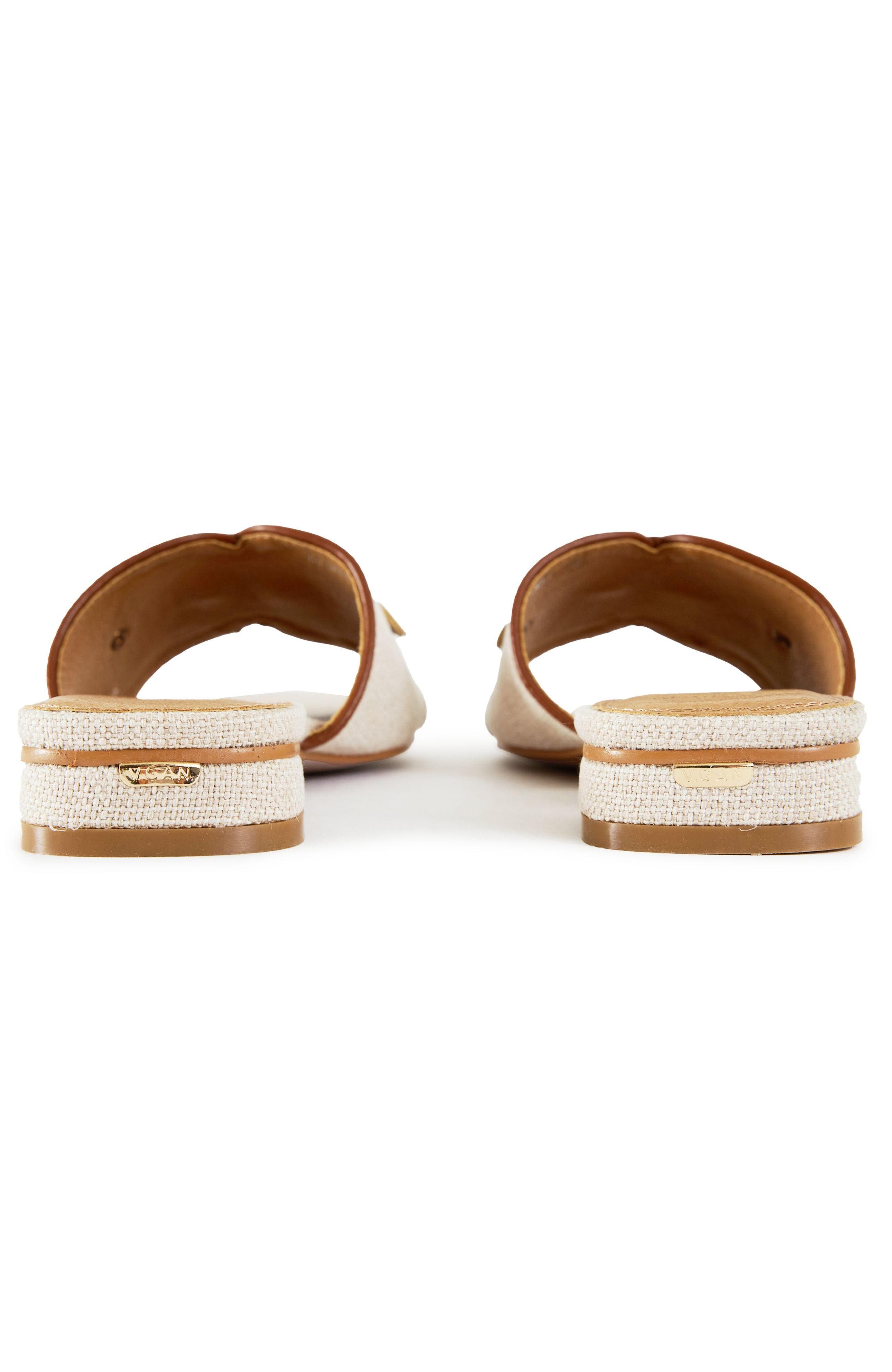 Aji Mule Slide Sandals, Alternate, color, Natural