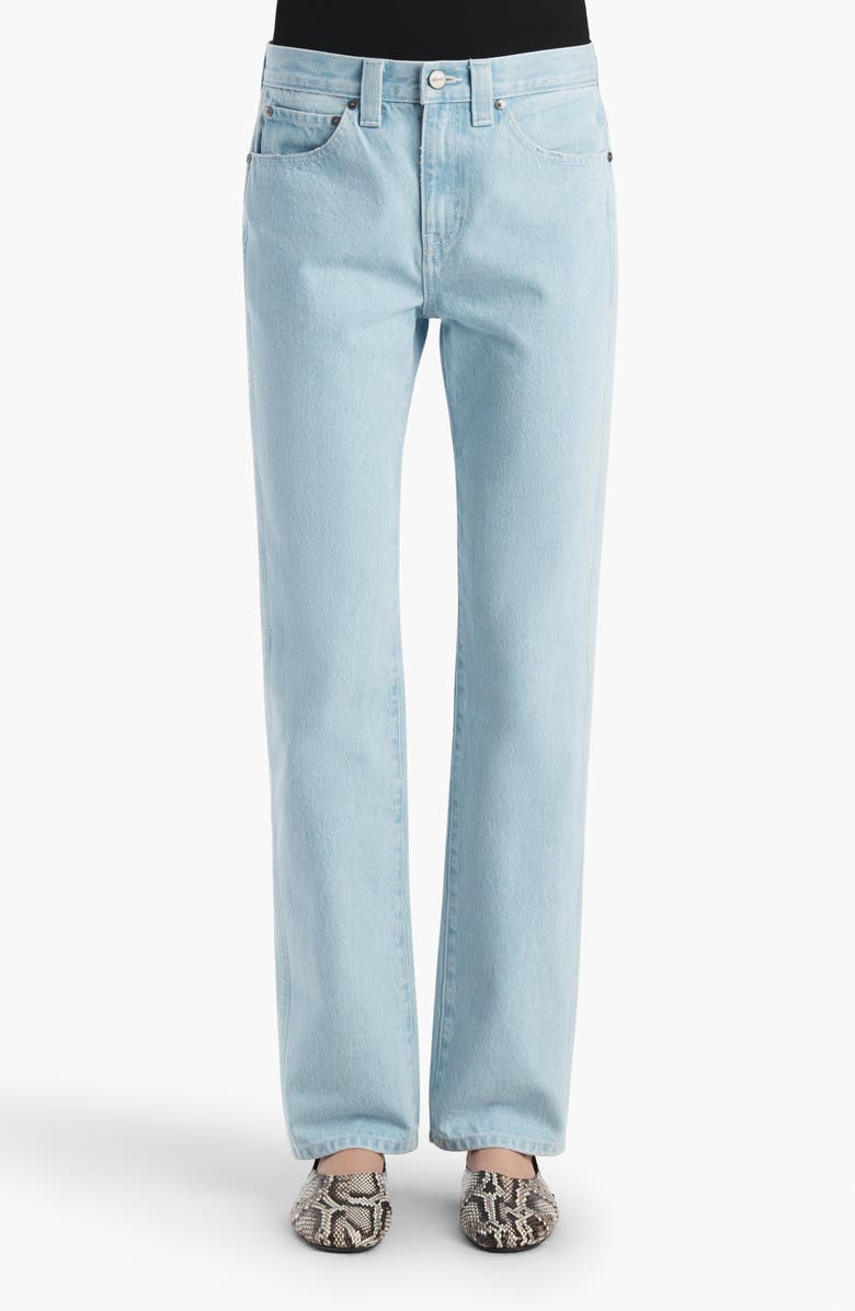 Khaite Farley Straight Leg Jeans, Main, color, Seneca