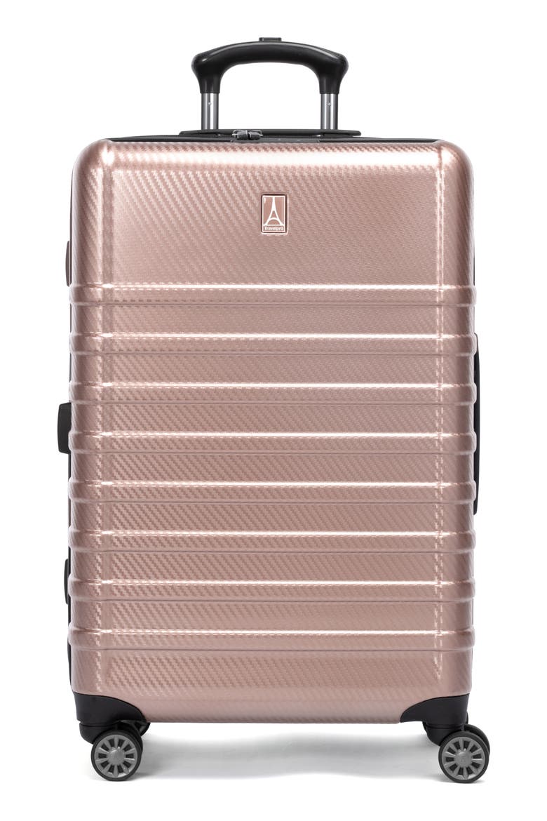 Rollmaster™ Lite 24-Inch Expandable Hardside Spinner Luggage, Main, color, ROSE CARBON FIBER